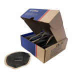 Parches Vipal VD-02 Redondo 80 MM. 2 Tela Caja de 20 unidades