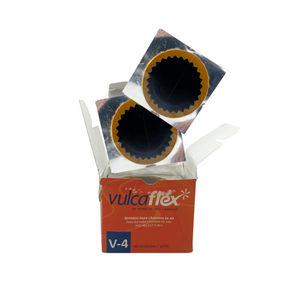 Parches Vulcaflex V-4 80 MM Caja de 40 unidades