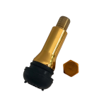 Válvulas Tubular TR-414 Cromada Amarilla