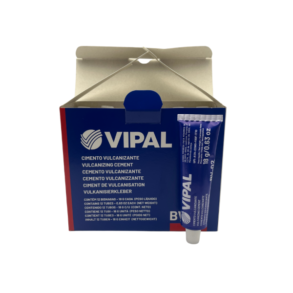 Cemento vulcanizante para parches Vipal BV-02 25 gramos